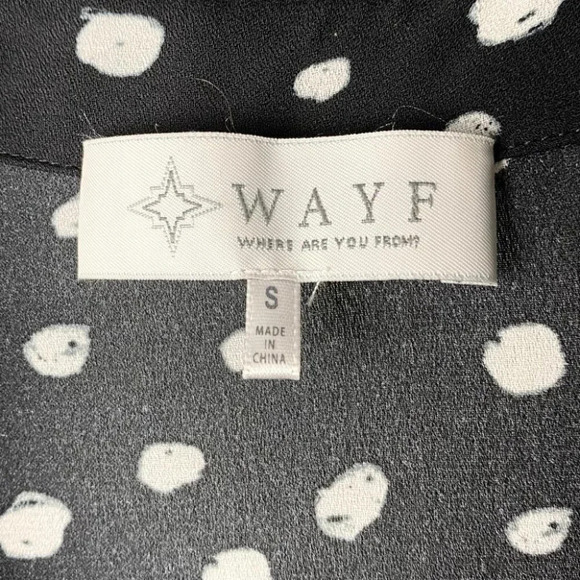 WAYF Black and White Polka Dot Dress - Picture 10 of 10